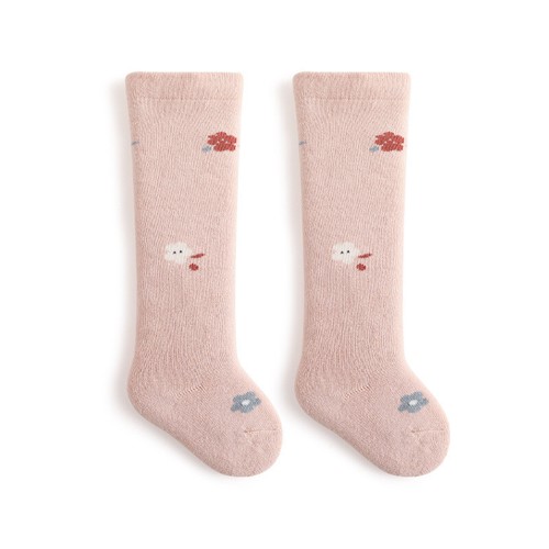2 pares de calcetines largos de algodón para bebés niñas niños recién nacido Terry grueso hasta la rodilla - Imagen 15 de 24