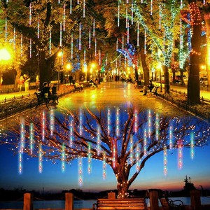 10-Tubes-300-LEDs-Meteor-Shower-Lights-Falling-Rain-Drop-Lights-Christmas-C1A4