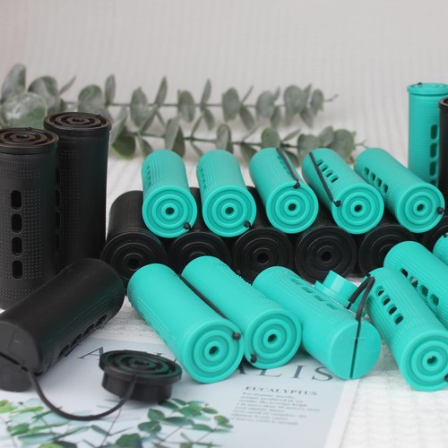 Large and Jumbo Perm Rods Set - 24 pcs Black and Green Color Hair Rollers for... - Picture 7 of 9