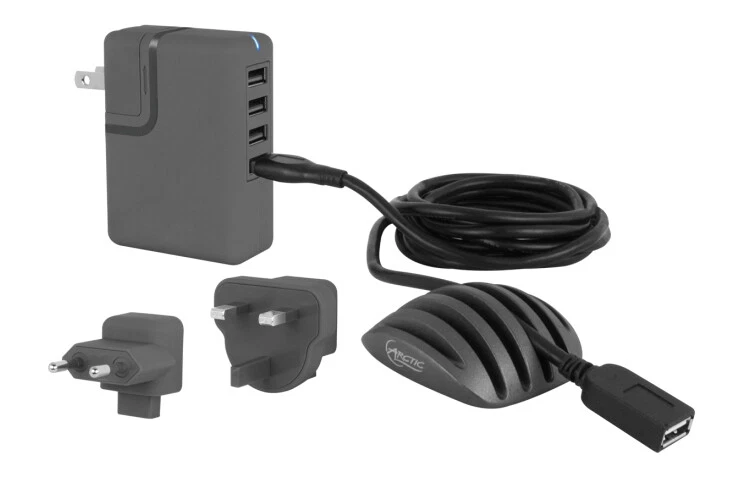 Estación de carga Arctic Charger PRO 4 con organizador de cables Foto 2 de 2