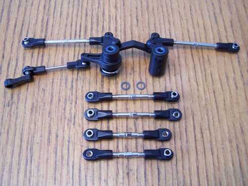 Fits Traxxas Drag Slash Steering Bellcrank Servo Saver Turnbuckle & Tie-rods - Picture 2 of 3