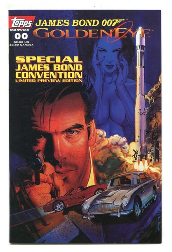 JAMES BOND 007 GOLDENEYE #00 - CONVENTION LIMITED EDITION PREVIEW - NM COPY 1995