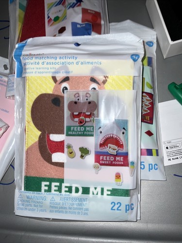 Creatology Teaching Learning Activity Pack - Food Matching 22 Pieces Brand New