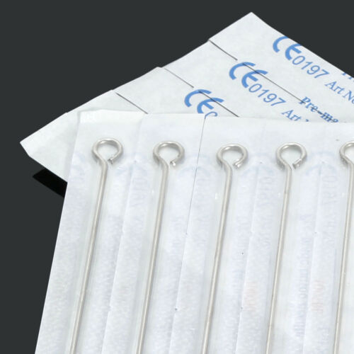 10/50pcs 7RL Steel Tattoo Supply Needles Body Art Disposable Sterilze Blades - Picture 6 of 9