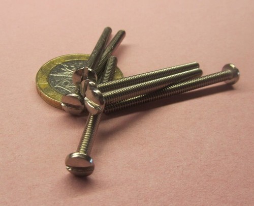 Binding Head Slotted Machine Screw 18-8 Stainless, 4-40 x 1.50" Length 100 Pcs - Picture 4 of 12