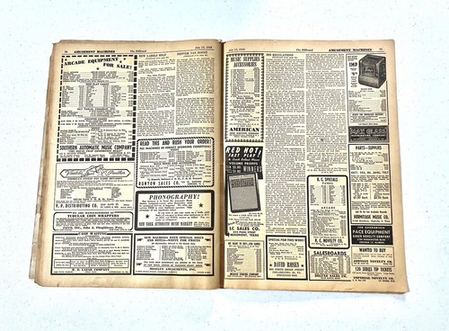 The Billboard Weekly Magazine July 15, 1944 Ella Mae Morse Vintage VTG Rare - Picture 9 of 11