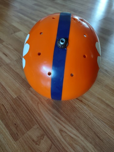 Vintage Rare Plastic Clemson Football Helmet Full Size Screw Top For Display - Imagen 4 de 5