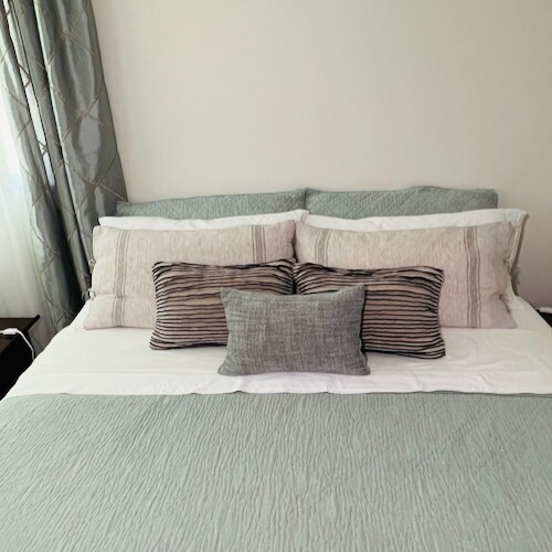 Restoration Hardware RH Lumbar Pillow Cover Charcoal Woven Linen Blend 19 x 12