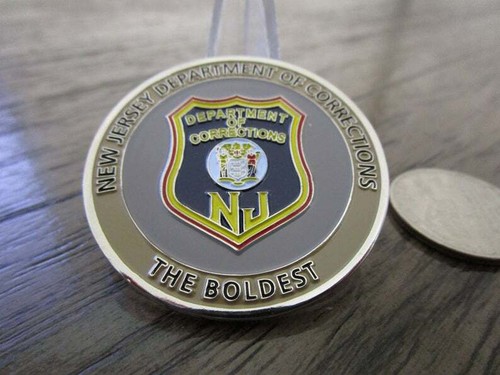 New Jersey Department of Corrections NJ Challenge Coin - Picture 2 of 6