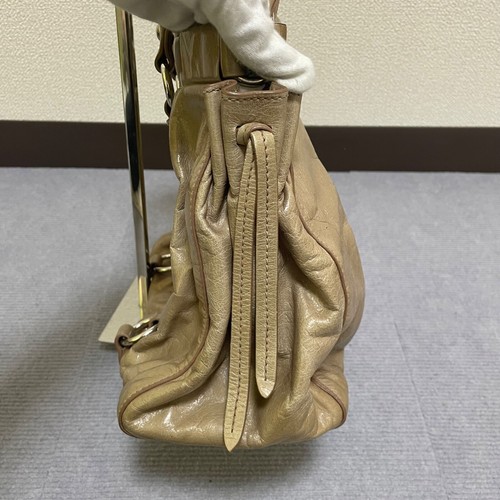 Miu Miu 2-way handbag shoulder bag brown leather b - Picture 6 of 22