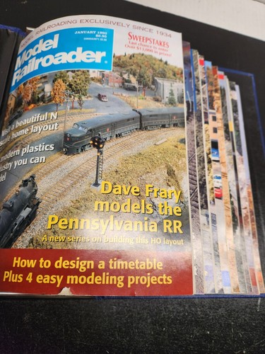 Model Railroader Mag -Complete Year Run & Binder- You Choose Year - 1990 to 2010 - Picture 25 of 142