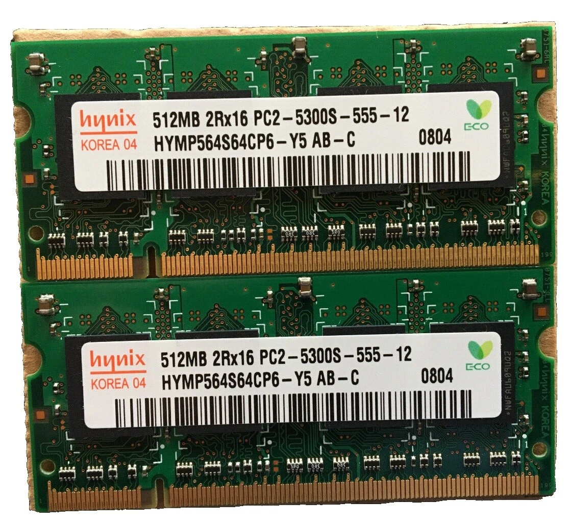 Hynix SO-DIMM Computer Memory (RAM) 1 GB Total Capacity