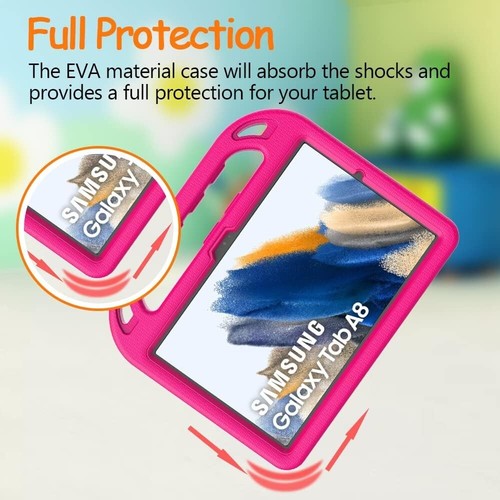 Kids Case Built-In Screen Protector Samsung Galaxy Tab Foam Material A8 10.5 - Picture 11 of 24