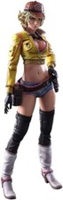 Gebrauchte PLAY ARTS Kai FINAL FANTASY XV Cindy Aurum Play bemalte Actionfigur