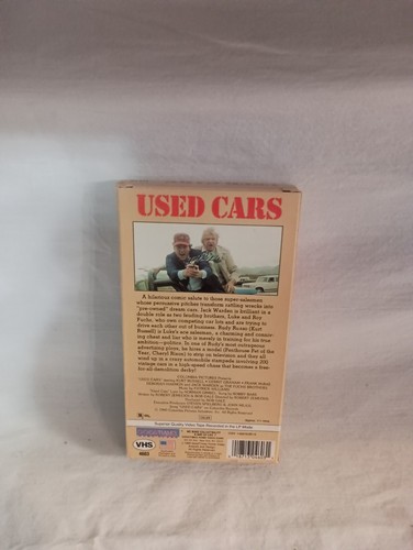 Used Cars VHS Tape 1989 GoodTimes Home Video Kurt Russell - Picture 2 of 2