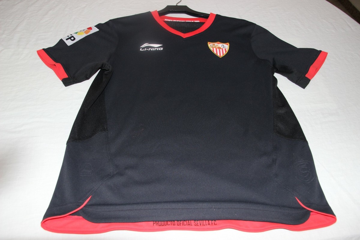 CAMISETA DE FUTBOL OFICIAL SEVILLA FC DE MARCA LI NING TALLA S MANGA LARGA