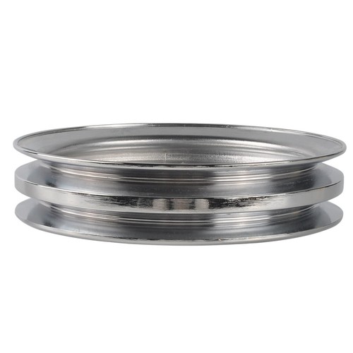 For SBC Chevy Saginaw Style Power Steering Pump & Double Groove Pulley & Bracket - Picture 8 of 12