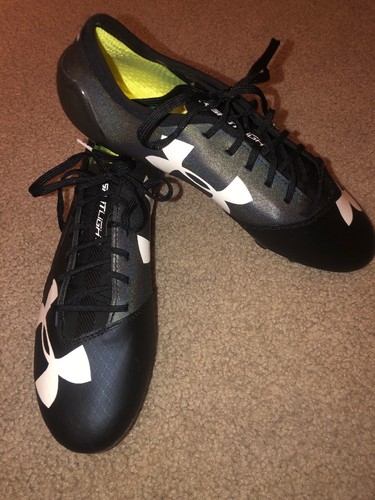 Under Armor Speedform Soccer Cleat Black White 1290421-001 Sz 7.5 - Picture 8 of 8