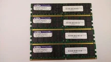ACT4GER72E4G667S ACTICA 4GB PC2-5300 DDR2-667MHz ECC Registered  lot of 4