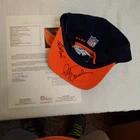 1/1 PAT & JOHN BOWLEN Denver Broncos Autographed Dual Signed Hat Cap JSA NFL HOF
