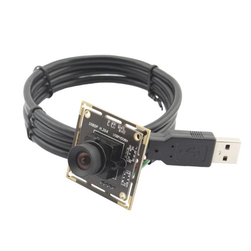 2MP Camera Module w/ 100 Degree No Distortion Lens USB Webcam support Audio MIC - Picture 6 of 9