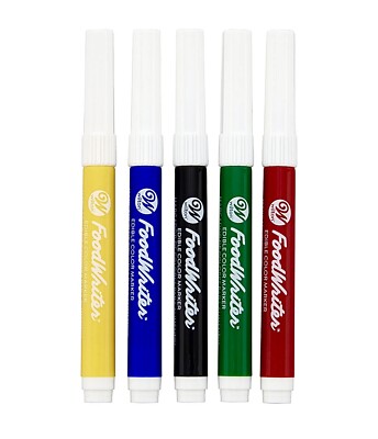 Wilton Food Writer EDIBLE COLOR MARKERS PENS Fine Tip