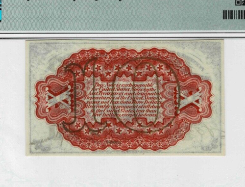 10 Cent Fractional Currency note-fr.1253--(3rd Issue) PMG GEM 65 EPQ - Picture 4 of 4