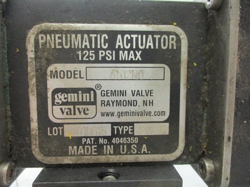 GEMINI VALVE PNEUMATIC ACTUATOR SM50-A515 - Picture 2 of 3