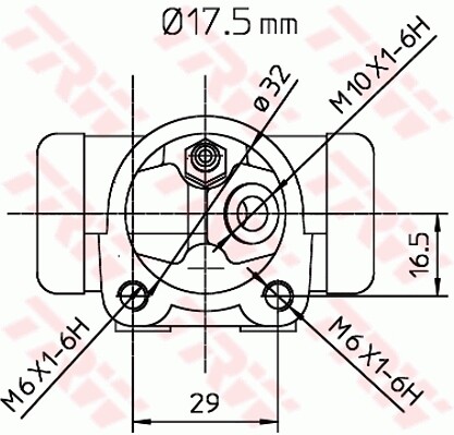 TRW BWC248 Wheel Brake Cylinder for SMART - Bild 2 von 3