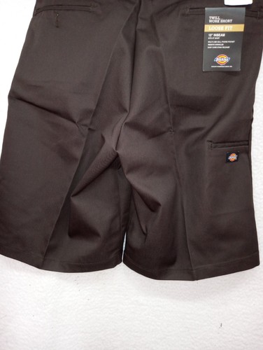 Dickies Men's 36x13" Flat Front Loose Fit Multi Pocket Uniform Work Shorts Brown - Picture 7 of 7