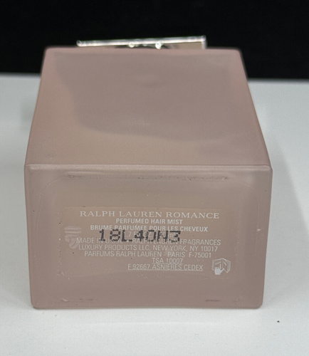 Ralph Lauren Romance  Perfumed Hair Mist Spray 1.7 oz Rare With Cap - Picture 4 of 5
