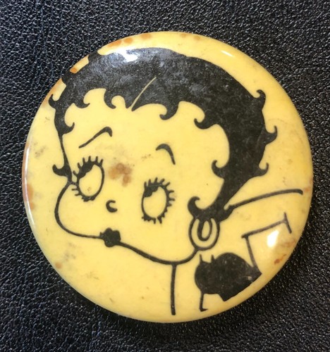 Betty Boop Cartoon Original VINTAGE Pin Button Pinback 1 1/2" - Picture 1 of 2