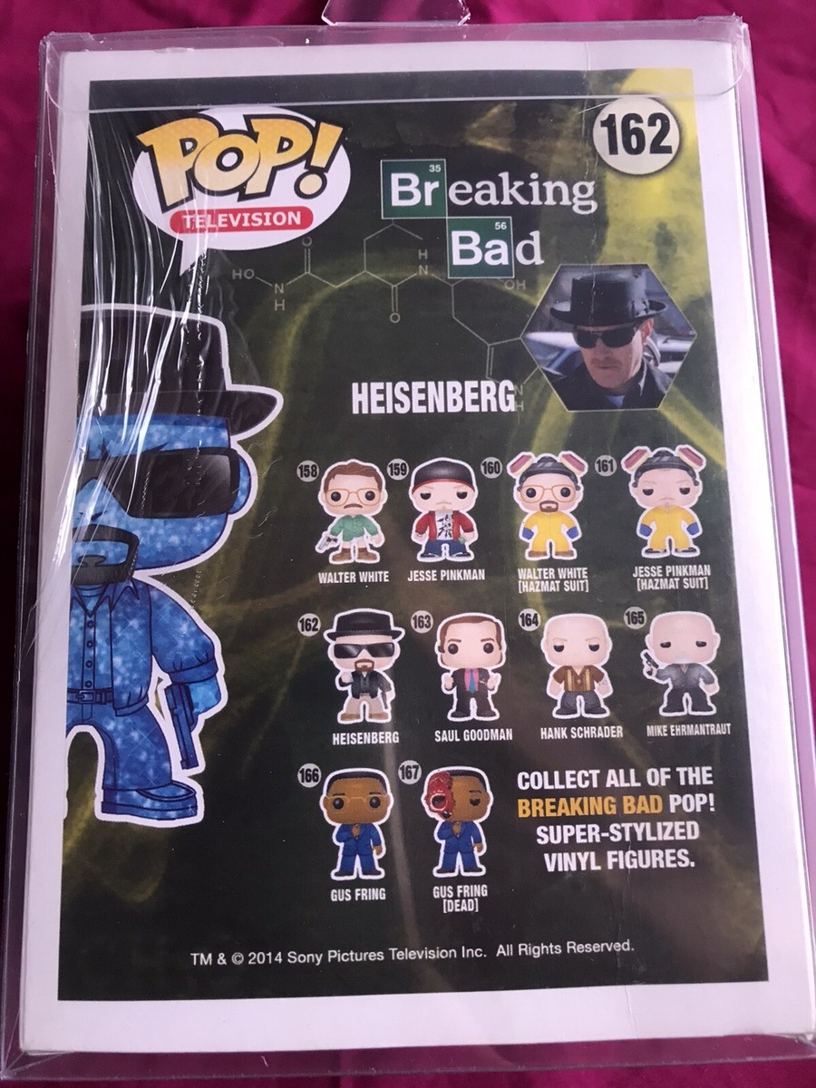 Funko POP! Breaking Bad Heisenberg #162 Blue Crystal 2015 SDCC