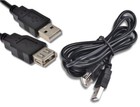 USB 2.0 Male to Female Extension Cable 65cm Black High Speed 480Mbps