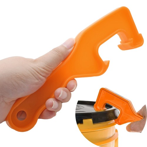 6Pcs 5 Gallon Bucket Lid Opener Wrench, Plastic Bucket Opener Tool Pail Lid Lift - Picture 4 of 7
