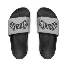 Outlaw Surf Co x RVCA Men's Slide Sandals Grey