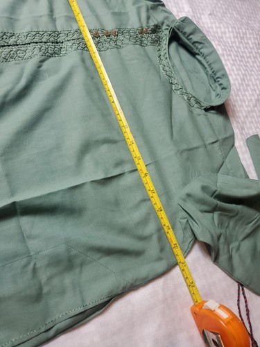 Kurta Salwar set Cotton Dabbang Pathani Green - Picture 6 of 8