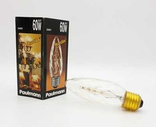 Paulmann RUSTIKA Riesenkerze Vielfachwendel 60W E27 klar 40x124mm VINTAGE