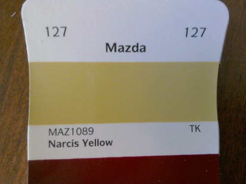 Mazda (1) Solvent Basecoat Aerosol & Tin Select Colour - Picture 2 of 97