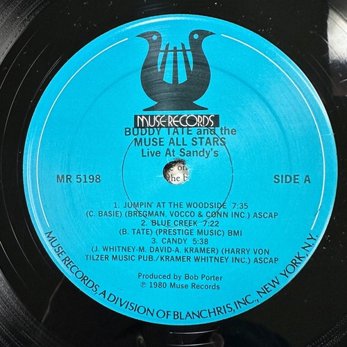 Live At Sandy's LP Record Vinyl Buddy Tate Muse All-Stars Muse 5198 - Picture 3 of 4