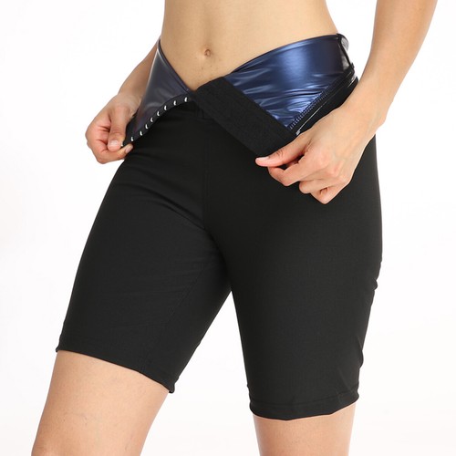 Women Sauna Body Shaper Slimming Leggings Thermo Sweat Pants Thigh Waist Trainer - Picture 16 of 40