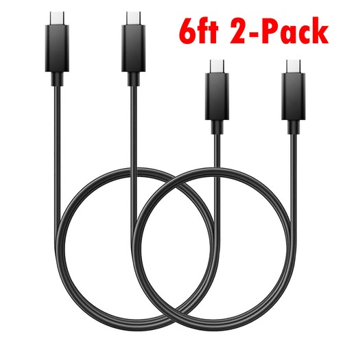 USB-C to USB-C Charging Cable Type-C Fast Charge Cord For Samsung Motorola LG - Picture 21 of 21