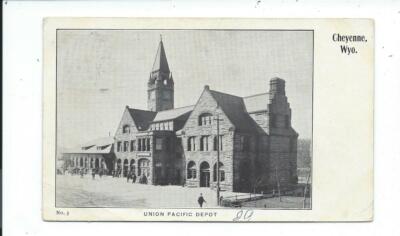Postcard Post Card Cheyenne Wyoming Wyo Wy Depot