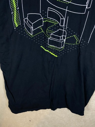 Under Armour T-Shirts Top Size 2XL Mens Black Logo Short Sleeve Activewear - Picture 9 of 11