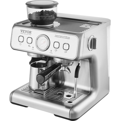 Espresso Maschine Kaffeemaschine Cappuccinomaschine Milchaufschäumer Siebträger - Bild 11 von 23