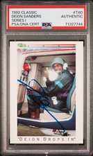 Deion Sanders Cards, Rookie Cards and Autographed Memorabilia Guide 90