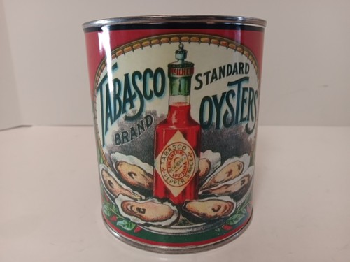 TABASCO BRAND & OYSTERS 1 QT. CAN ( RE-POP COLLECTIBLE ) - Picture 5 of 5