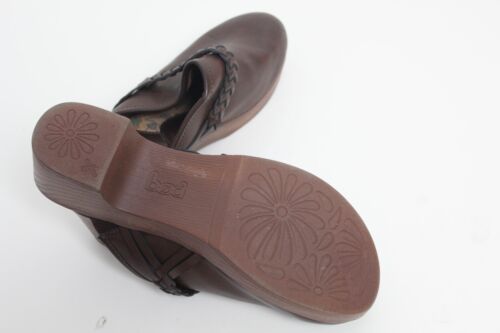 Zuecos BOC Born Concepts marrón con tacón sin cordones talla 10 - Imagen 4 de 5