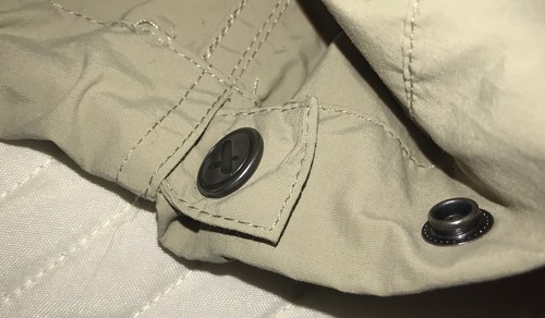 Men's Aigle ACTIMUM Men’s Beige Nylon Long Jacket. Size Med. 8 Pockets. EUC - 第 8/11 張圖片