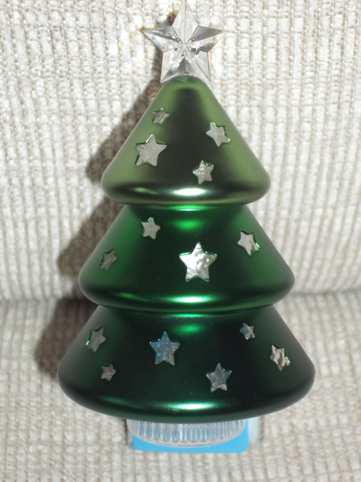 Bath & Body Works~*Green Ombre Christmas Tree*~Light-Up 24/7 Wallflower Unit-image